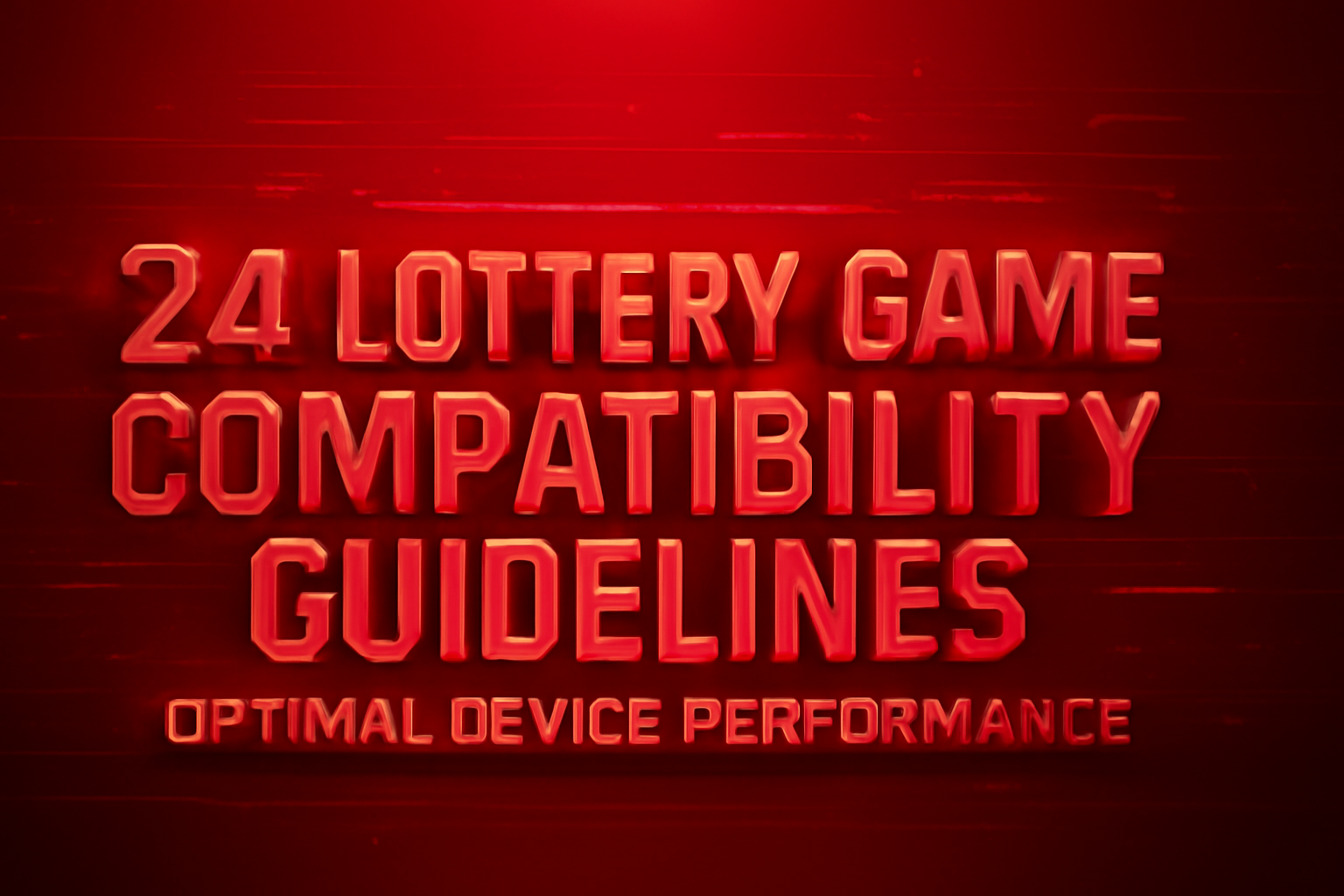 An informational graphic depicting access issues related to the 24 Lottery platform.