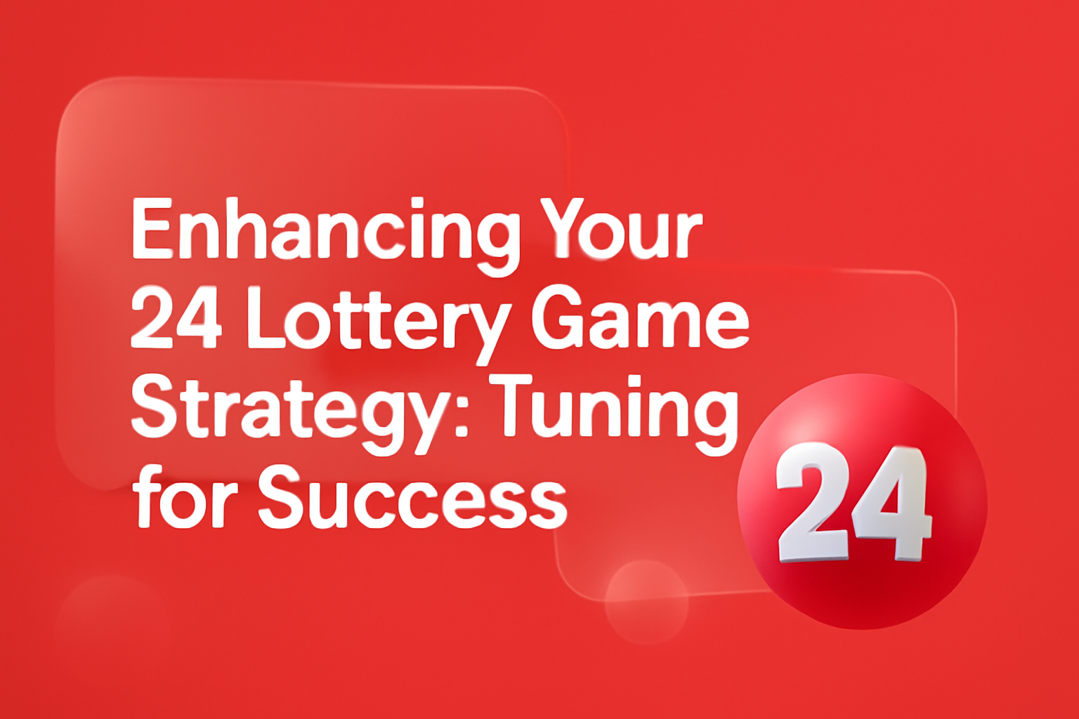 An informative scene depicting the management of 24 Lottery account settings.