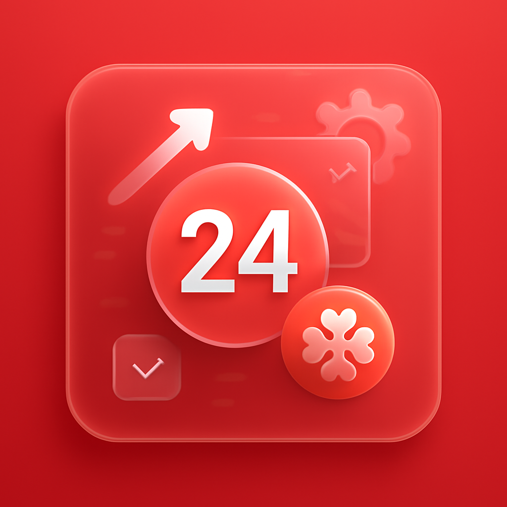 An educational diagram illustrating the management of 24 Lottery account settings.