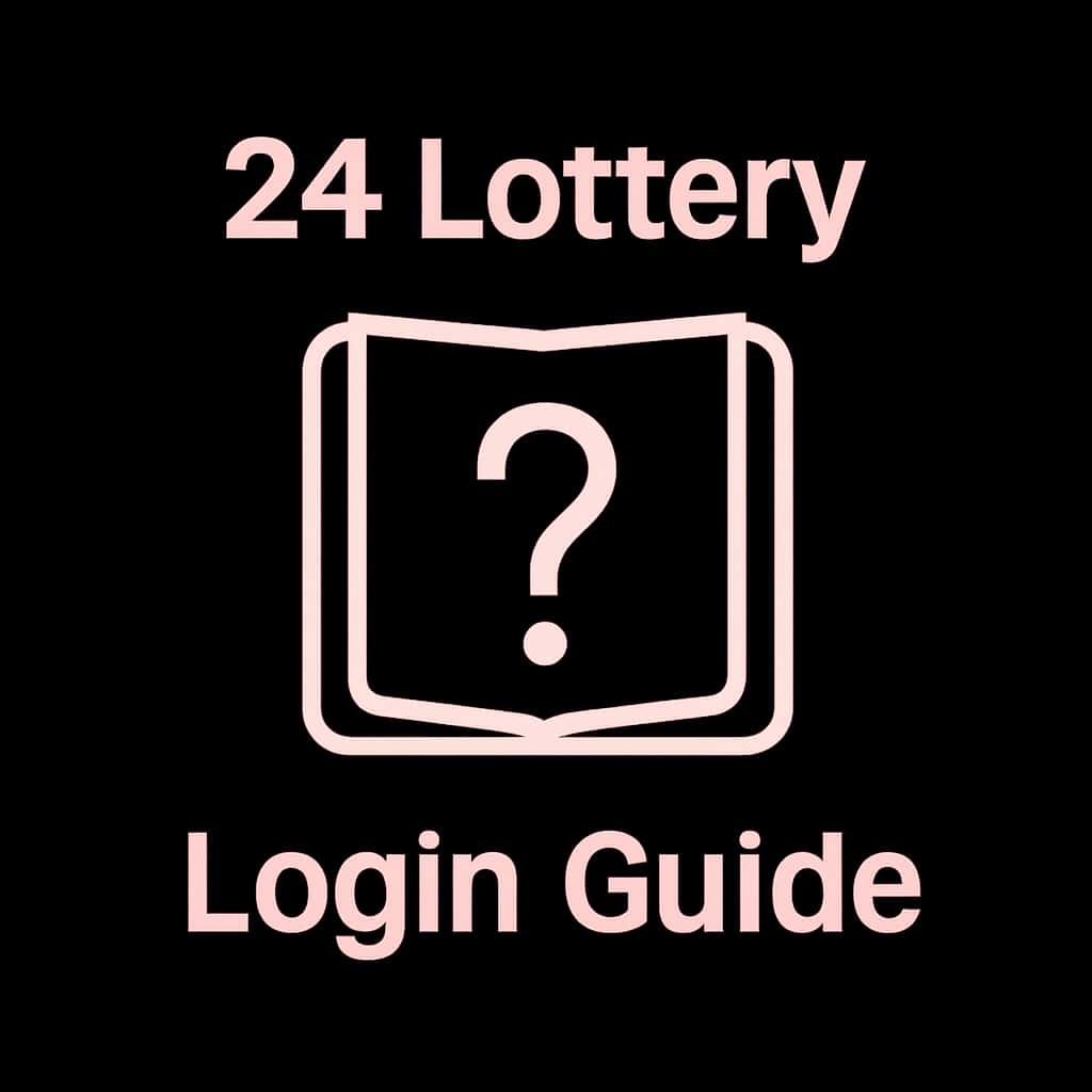Icon representing the 24 Lottery Login Guide.