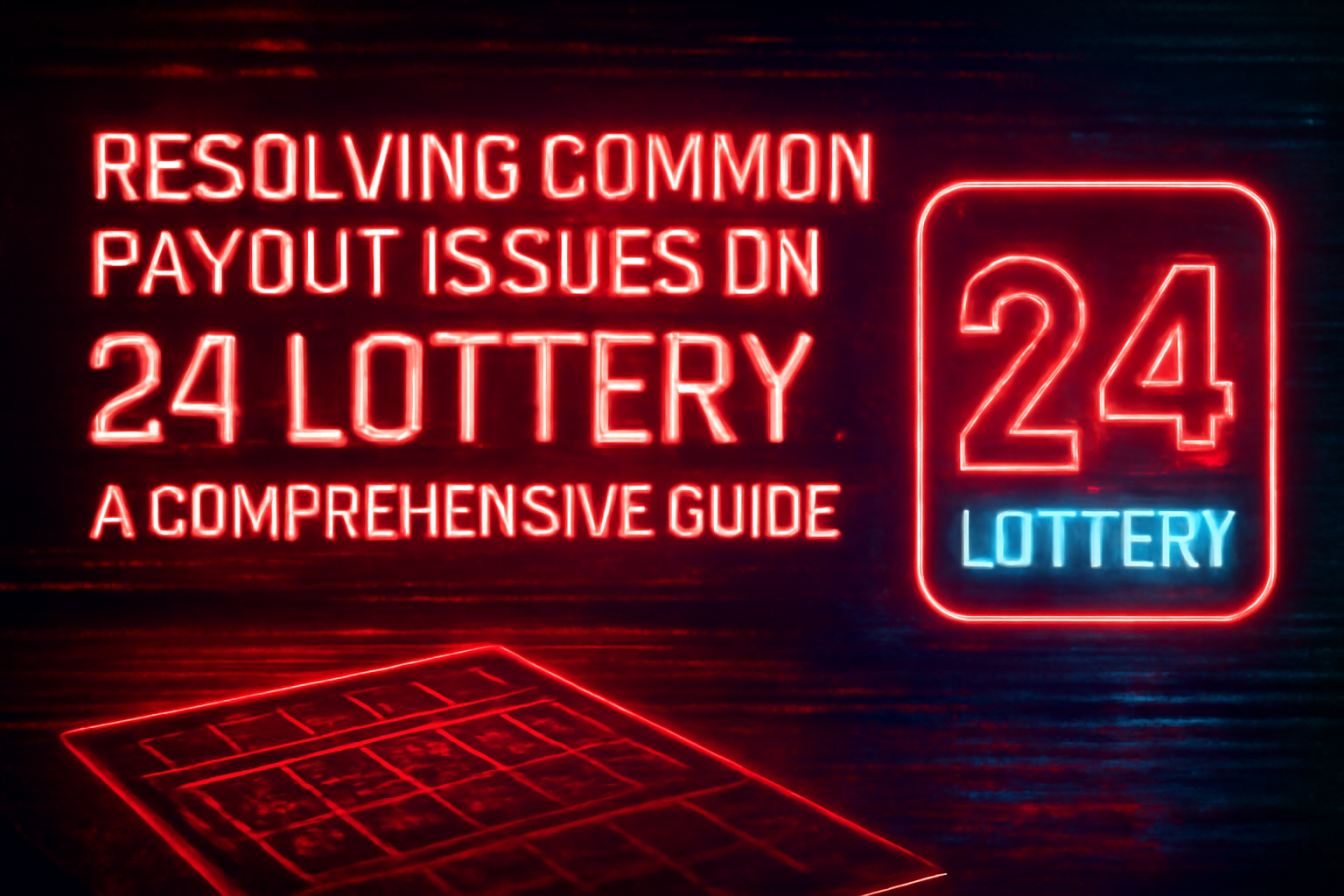 Visual representation of 24 Lottery Login Guide with informative elements.