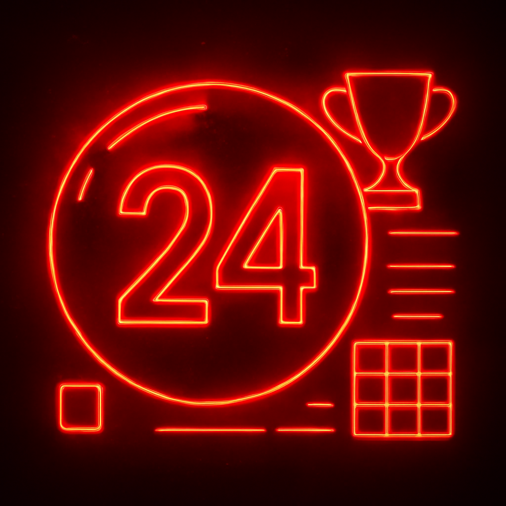 Icon representing login assistance for 24 Lottery.