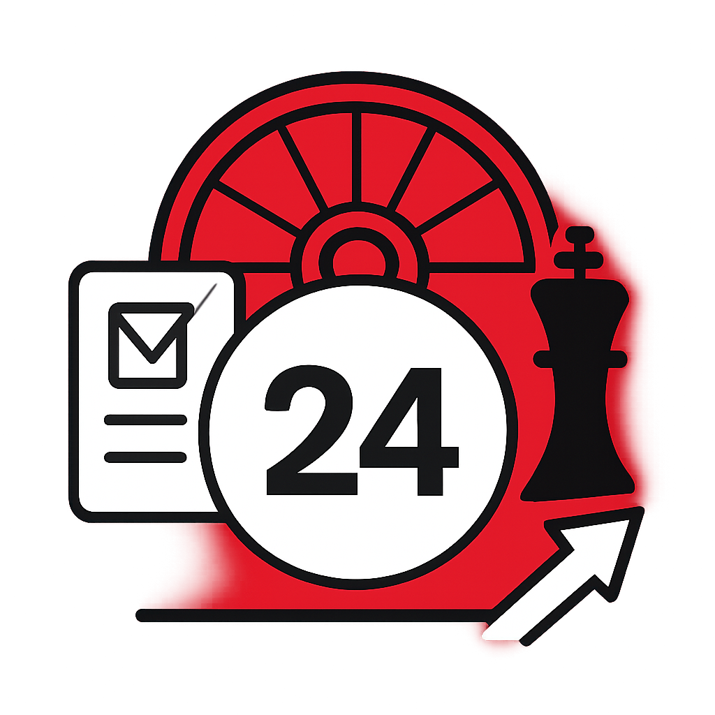 Illustration of the process to fix login for 24 Lottery.