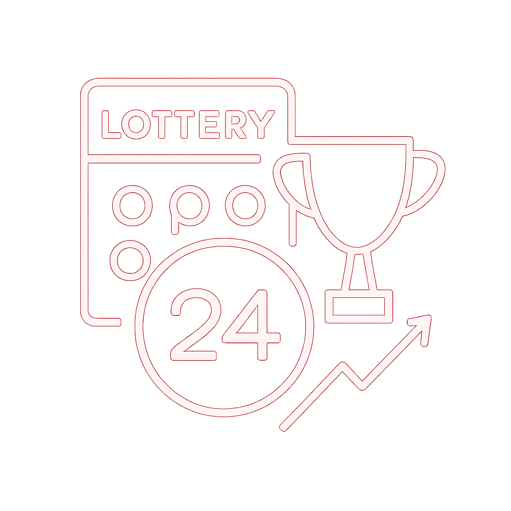 Icon representing login assistance for 24 Lottery.