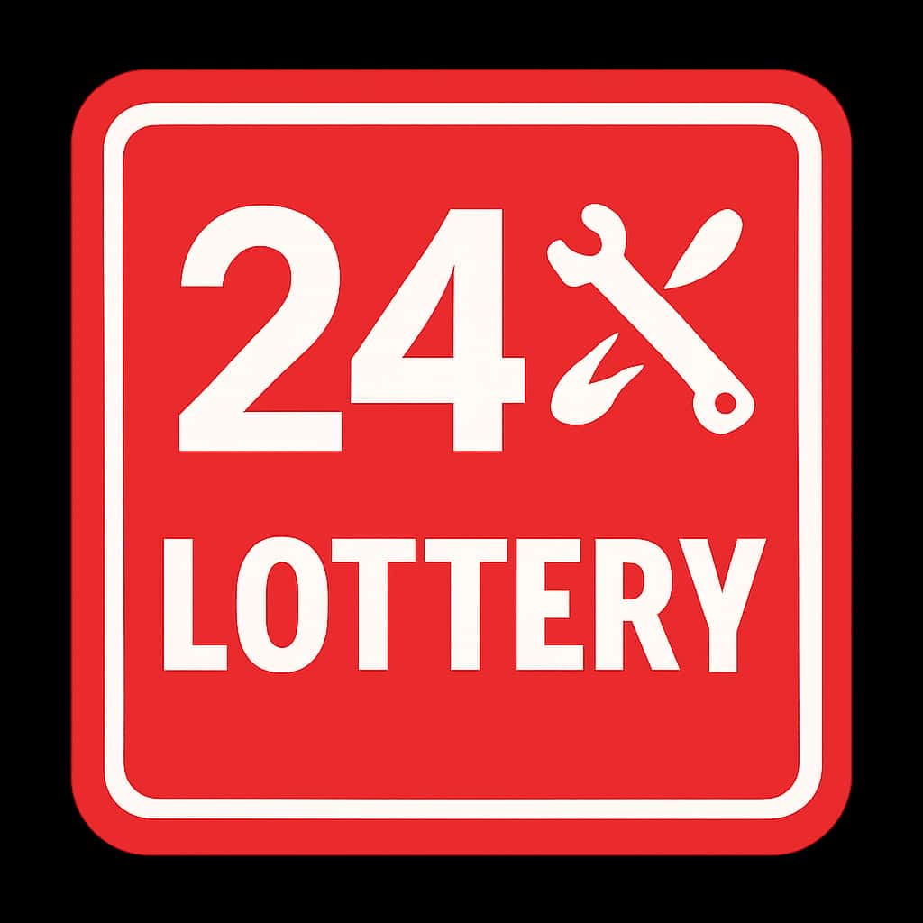 Icon representing login assistance for 24 Lottery.
