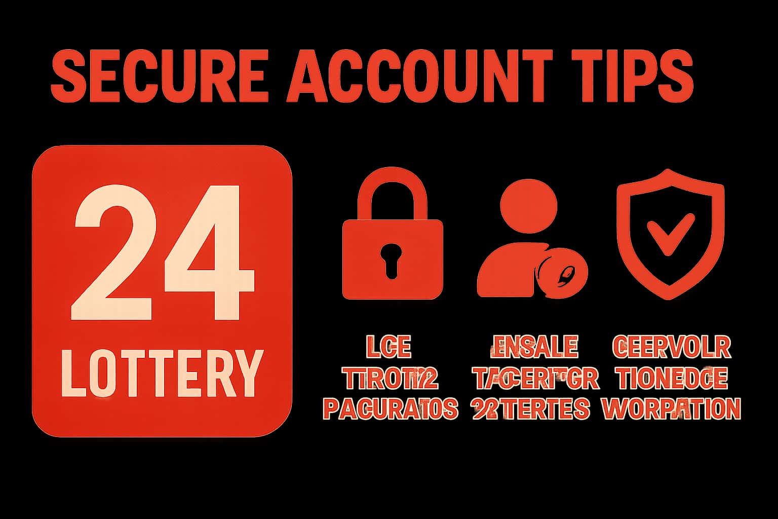 An informative scene depicting security measures for an online account.