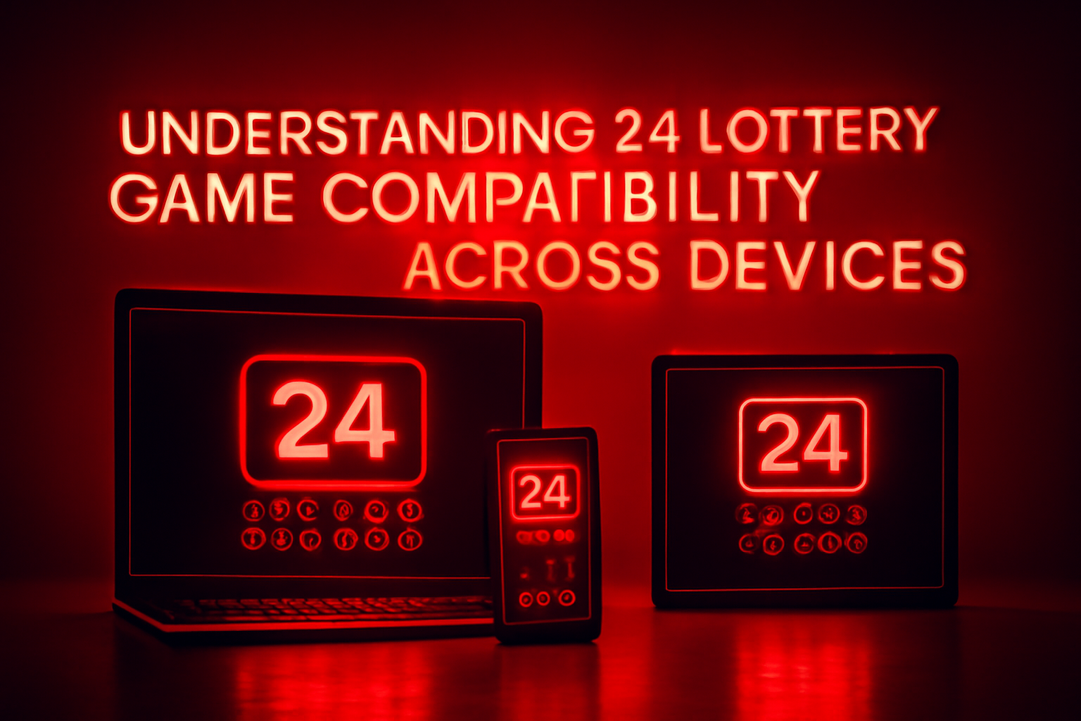 An informative scene depicting the management of 24 Lottery account settings.